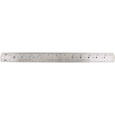 Icetoolz linijka ze stali nierdzewnej 33cm 