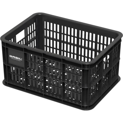 Kosz rowerowy Basil plastikowy czarny 25L