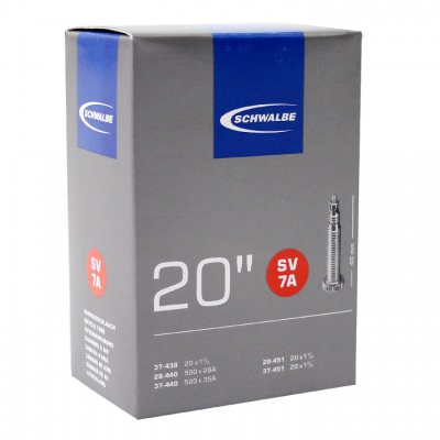 Dętka rowerowa Schwalbe 20x1 1/8 - 1 1/3 presta (sv7a)