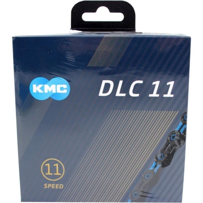 Łańcuch rowerowy KMC DLC11 118og. Czarno/Niebieski 