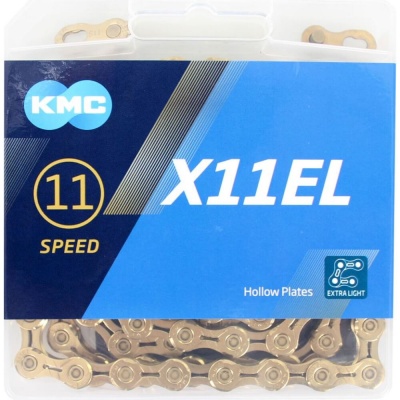 Łańcuch rowerowy KMC X11EL 118og. złoty