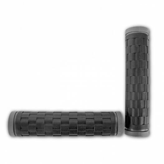 Chwyty rowerowe HY-988-3 125mm 2D czarno-szare 