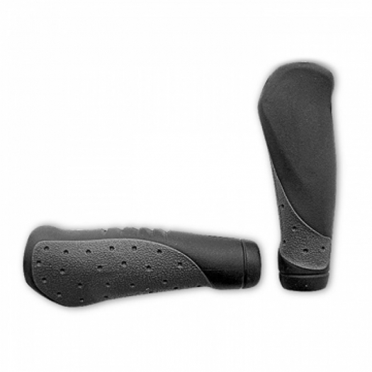 Chwyty rowerowe VLG-519A 135mm czarno-szare