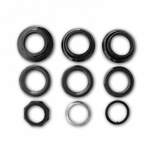 Stery kierownicy CH-185AW Alu Gwint 28.6x34x30mm czarne