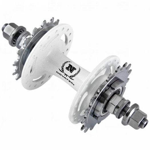 Piasta tylna Novatec A166SBT Fix16T/17T 36H biała