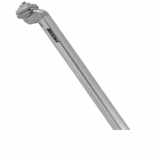 Wspornik siodła Zoom SP-65 25.0x400mm srebrny