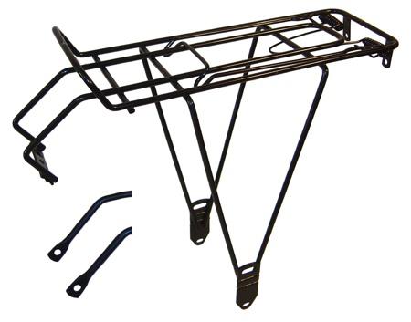 Bagażnik 28" biały pod sakwy