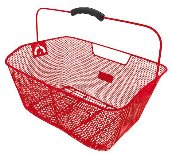 Koszyk rowerowy tylny M-Wave czerwony