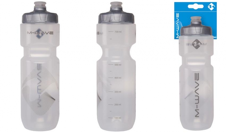 Bidon M-Wave 750ml plastikowy transparentny