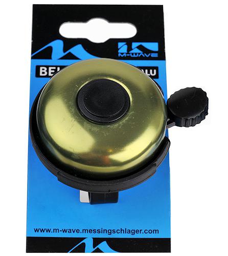 Dzwonek rowerowy M-Wave aluminiowy zielony