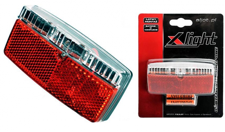 Lampka rowerowa tylna X-light xc-120 baterie
