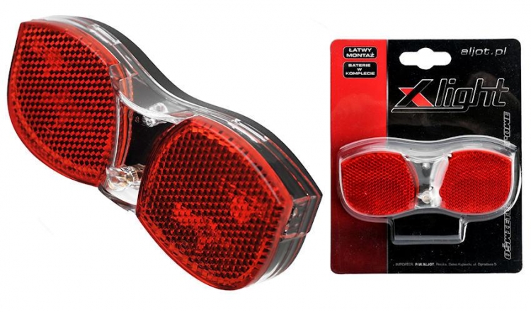 Lampka rowerowa tylna X-light dynamo xc-105d