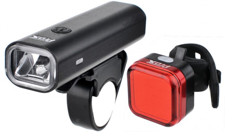 Lampki rowerowe Prox Aero III set 400lm 30lm USB