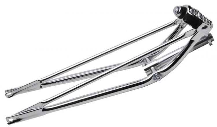 Widelec 26" cruiser 1" srebrny amortyzowany