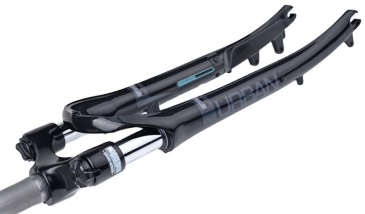 Widelec RST 28"  1 1/8" Urban ML czarny blokada disc