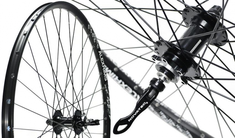 Koło rowerowe przednie 26 Alexrims MD21 czarne