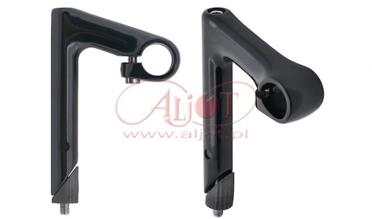 Wspornik kierownicy alu fix bike 22,2/25,4 / 80/140mm czarny