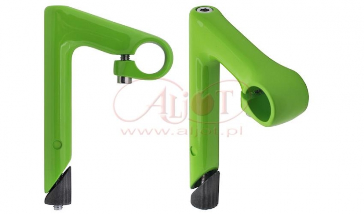 Wspornik kierownicy alu fix bike 22,2/25,4 / 80/140mm zielony