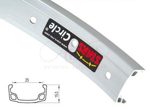Obręcz 20" stars j25 aluminiowa 36 otw.