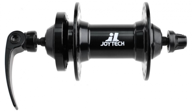Piasta rowerowa przednia Joytech tarcza d041dse czarna