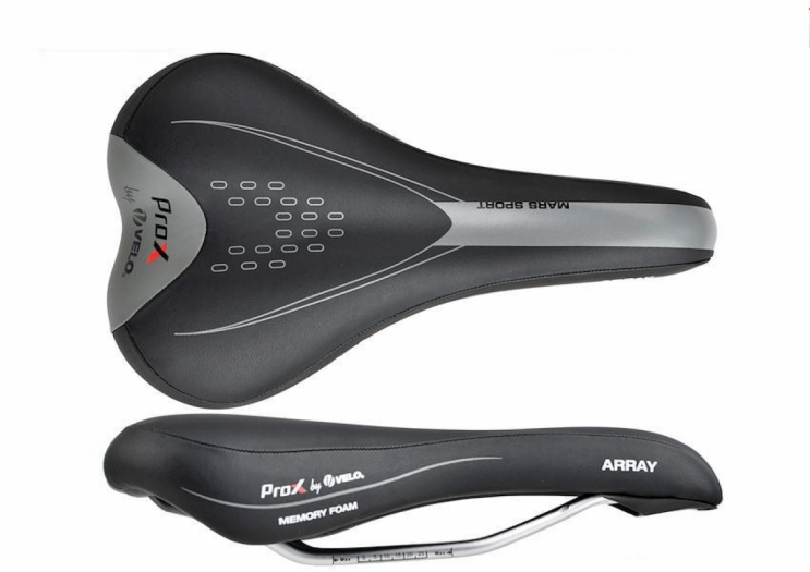 Siodełko rowerowe Velo Prox VL-2073 Mars czarne - E