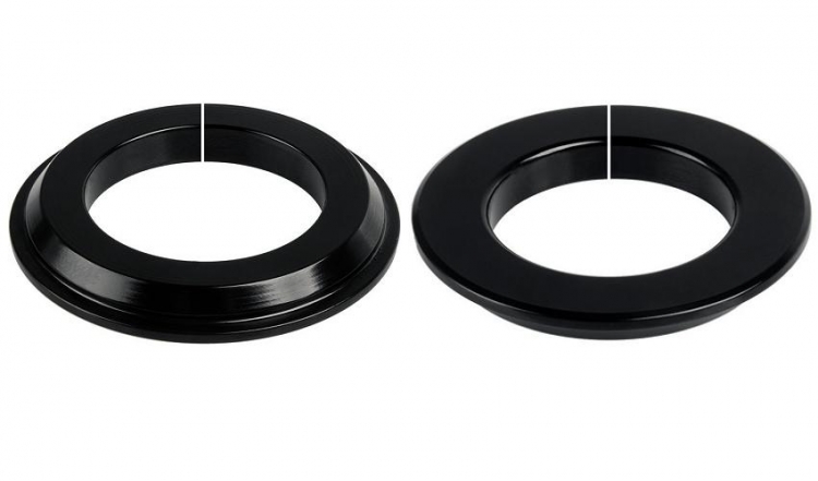 Redukcja do sterów tapered 1,5 na 1 1/8" alu czarna