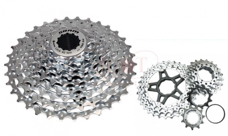 Kaseta 9-rzędowa 11-34 sram pg-980