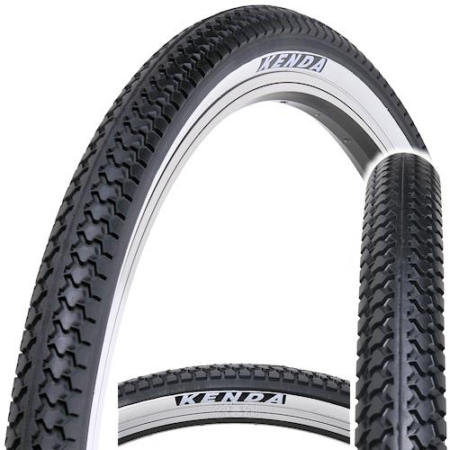 Opona rowerowa Kenda 26x1,75 k184 Kosmos biały bok - E