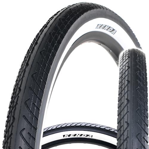Opona Kenda 26x2,125 k1032 kraze biały bok