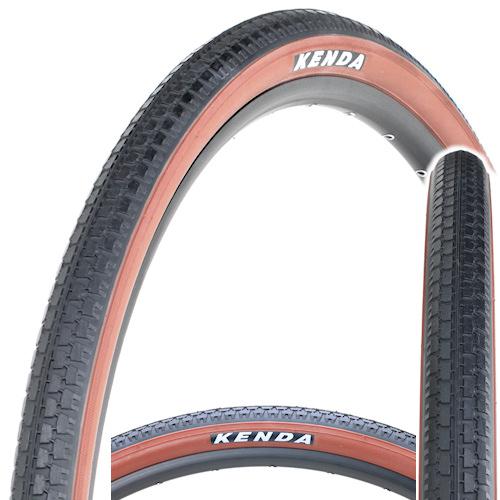 Opona Kenda 28x1,75 k127 brązowy bok