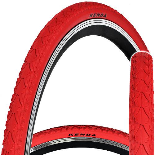 Opona rowerowa Kenda 700x38C 40-622 khan czerwona