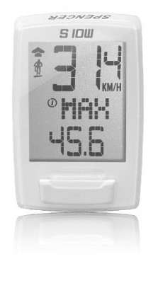 Licznik rowerowy Spencer s10w bezprzewodowy biały