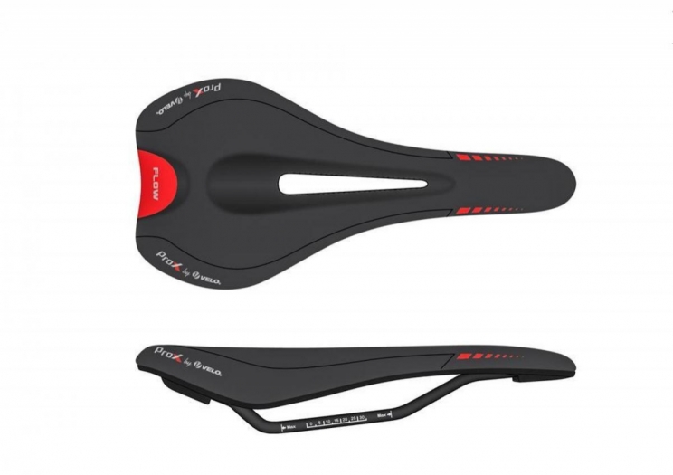 Siodełko Velo Prox  vl-4378 flow czarne