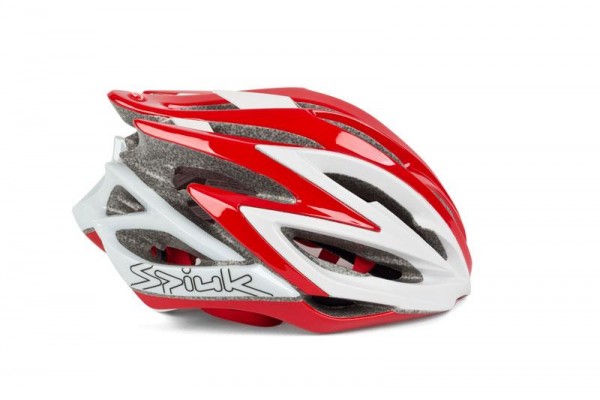 Kask spiuk dharma unisex red/white (m-l) 53-61