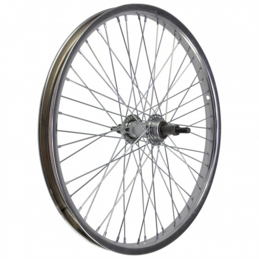 Koło rowerowe tylne 20" PSOS stal wolnobieg 48H