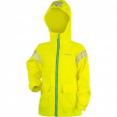 Kurtka rowerowa dziecięca Wowow Cozy Rain XS żółta