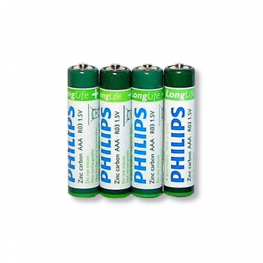 Bateria Philips LR03 LongLife AAA 4szt. FOLIA