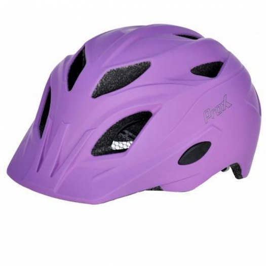 Kask rowerowy dziecięcy Prox Flash LED M purpurowy