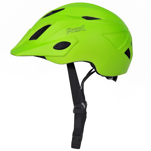 Kask rowerowy dziecięcy Prox Flash LED M zielony