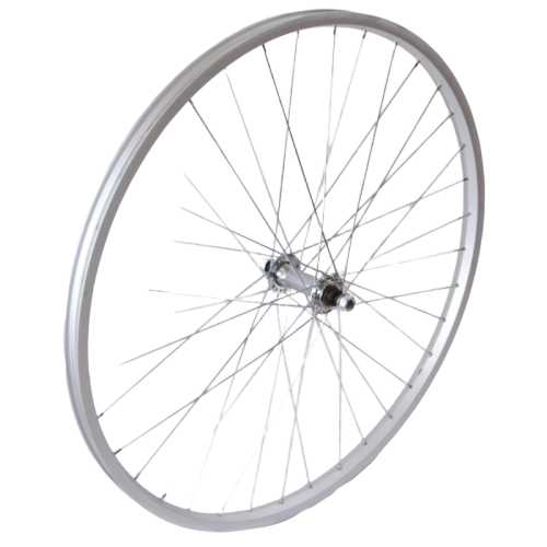 Koło rowerowe przednie 28 PSOA-W stal/alu srebrne