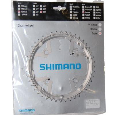 Tarcza do korby Shimano 44z alu srebrna