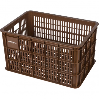 Kosz rowerowy Basil plastikowy 50L brązowy