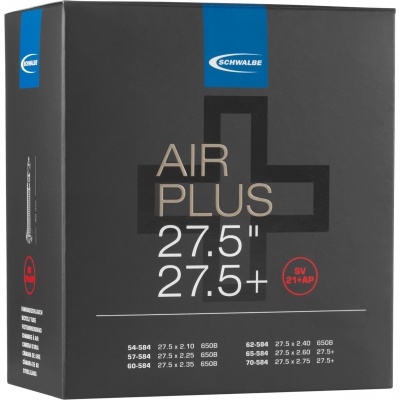 Dętka rowerowa Schwalbe Air Plus 27,5x2,10-2.80 FV SV21 AP