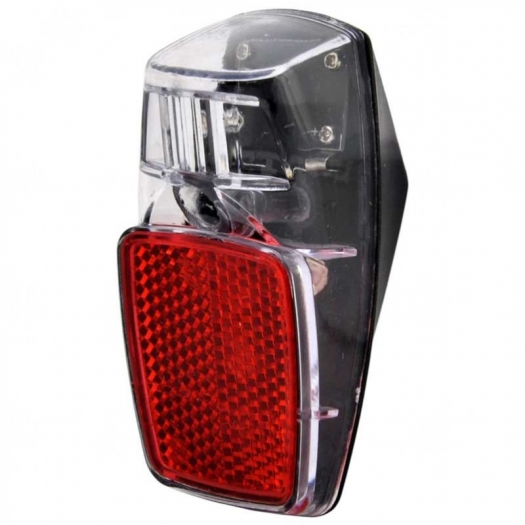 Lampka rowerowa tylna JY591 1LED baterie na błotnik