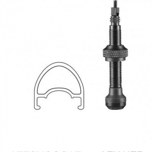 Wentyle rowerowe zawory Presta Tubeless 40mm 2szt.