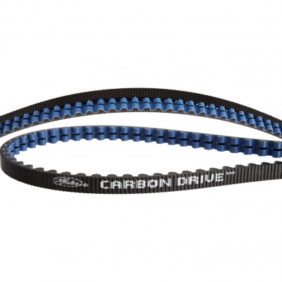 Pasek Gates CDX Carbon Drive 120 zębów czarno-niebieski