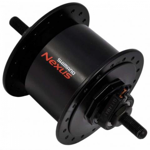 Piasta przednia Shimano  DHC3000 6V/3.0W 36H czarna