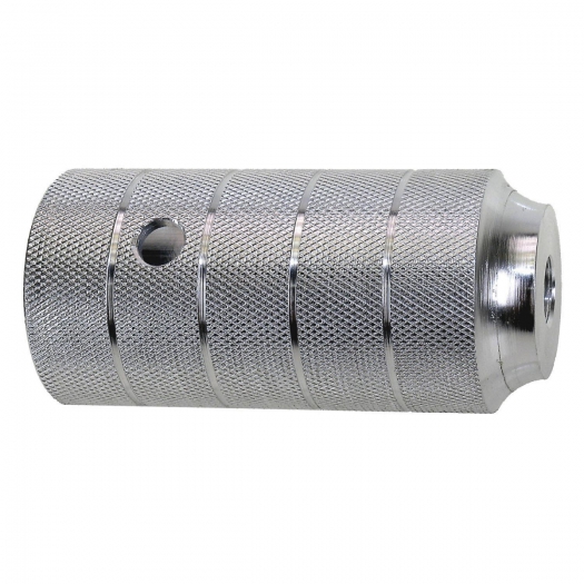 Pegi do bmx alu 50x110 mm 3/8 srebrne