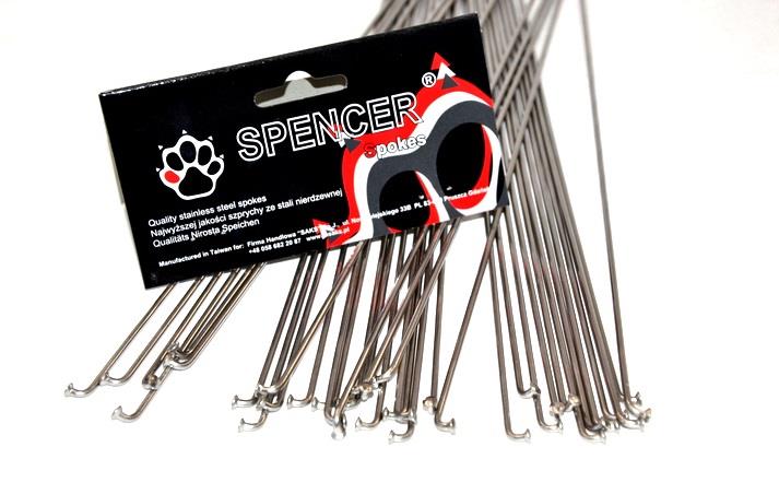 Szprychy rowerowe Spencer 270mm srebrne