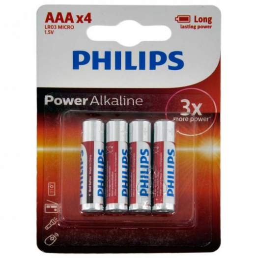 Bateria Philips LR03 Powerlife BLISTER 4 szt. AAA